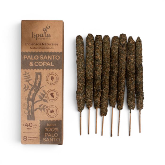Bastoncini di incenso peruviano spessi - Ispalla - Palo Santo e copale