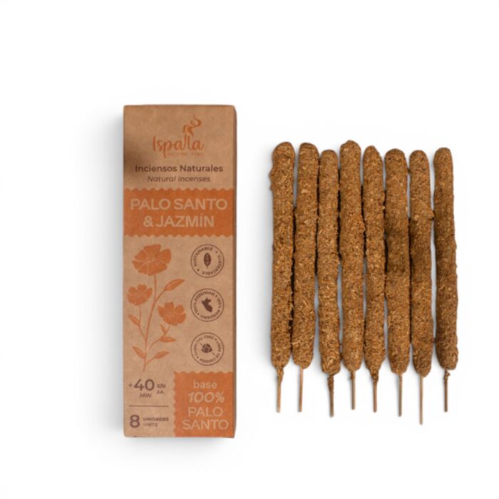 Bastoncini di incenso peruviano spessi - Ispalla - Palo Santo e gelsomino