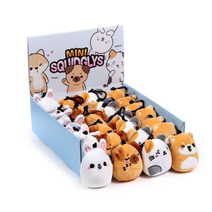 Portachiavi in Peluche - Domestici - Animali Dolci ADORAMALS - Squidglys