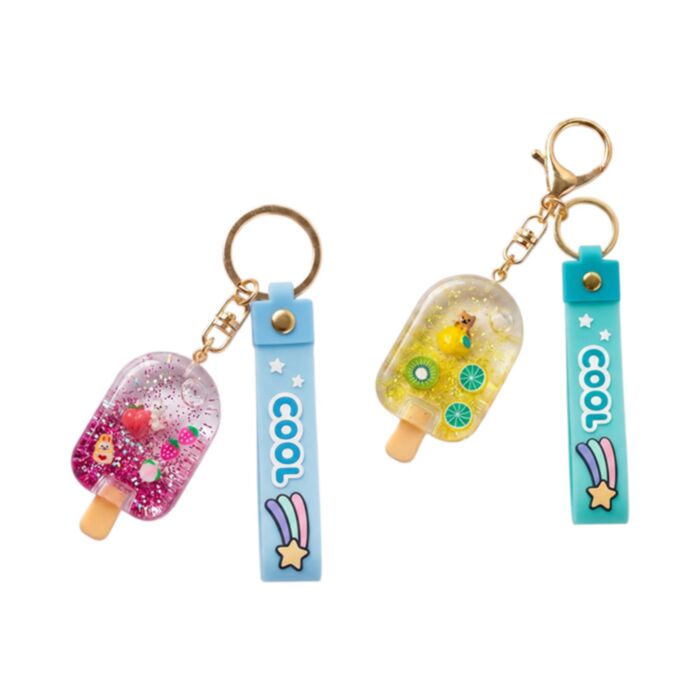 Portachiavi e ciondolo da borsa - QuirKeys - Ghiacciolo alla frutta