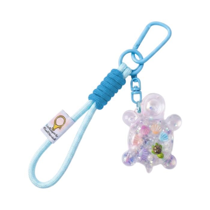 Portachiavi e ciondolo da borsa - QuirKeys - Tartaruga e conchiglie