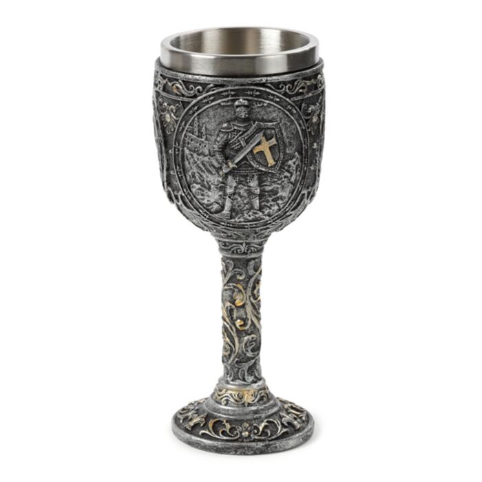 Calice Decorativo - Cavaliere e Castello