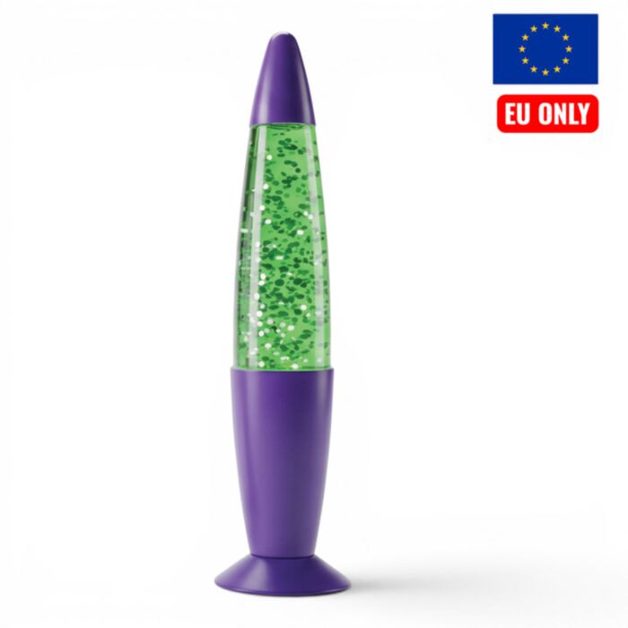 Lampada glitter USB con cambio colore - Viola