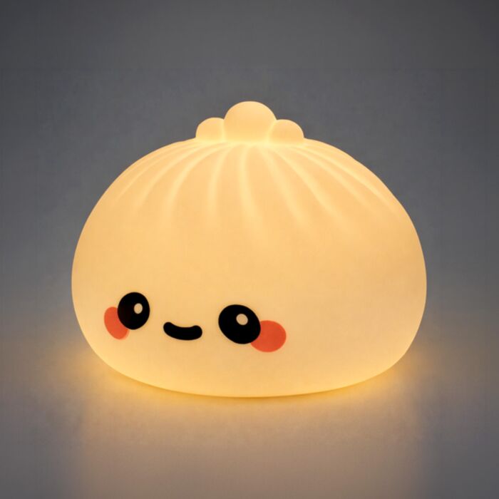 Lampada Notturna a LED - Bao Bun - Raviolo Cinese - Foodiemals