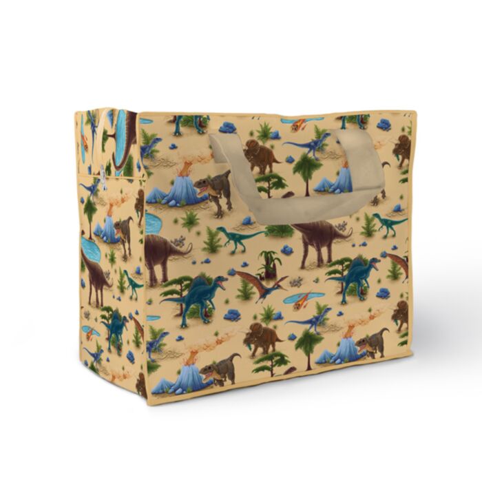 Borsa portabiancheria con cerniera - Dinosauro