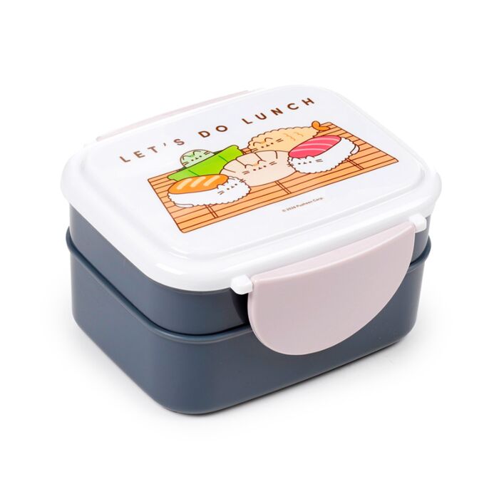 Porta Pranzo con Posate e Chiusura a Clip - Sushi - Bento Club - Pusheen il Gatto