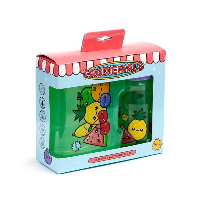 Set Merenda (Contenitore per Alimenti & Borraccia) - Foodiemals