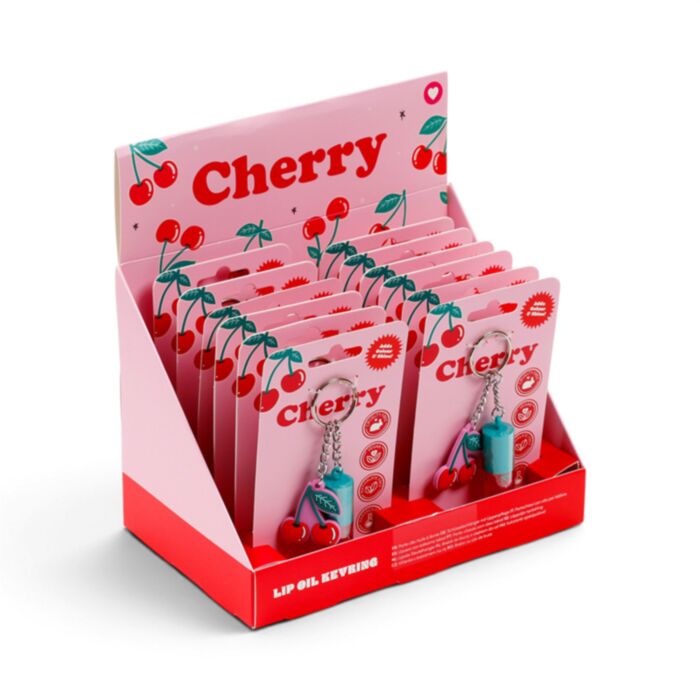 Lucidalabbra con Portachiavi e Ciondolo - Ciliegie - Cherry