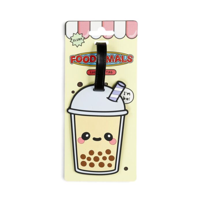 Etichetta per Bagagli in PVC - Bubble Tea - Foodiemals