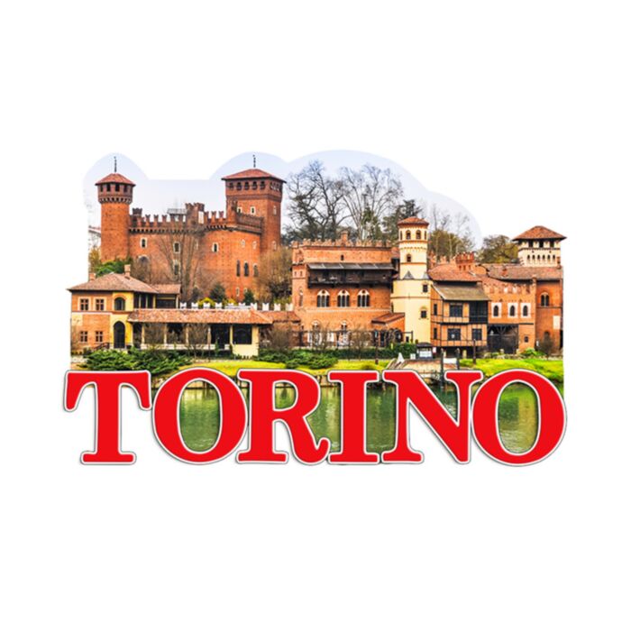 Magnete Stampato in 3D - Torino - Borgo Medievale