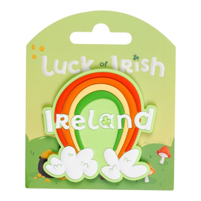 Magnete in PVC - Arcobaleno Portafortuna Irlandese