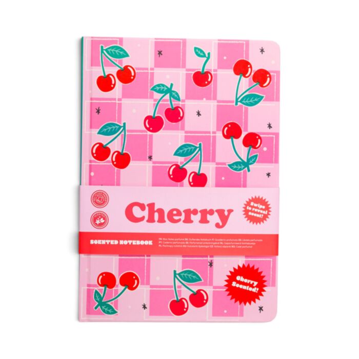 Quaderno A5 in Carta Riciclata Profumata - Ciliegie - Cherry