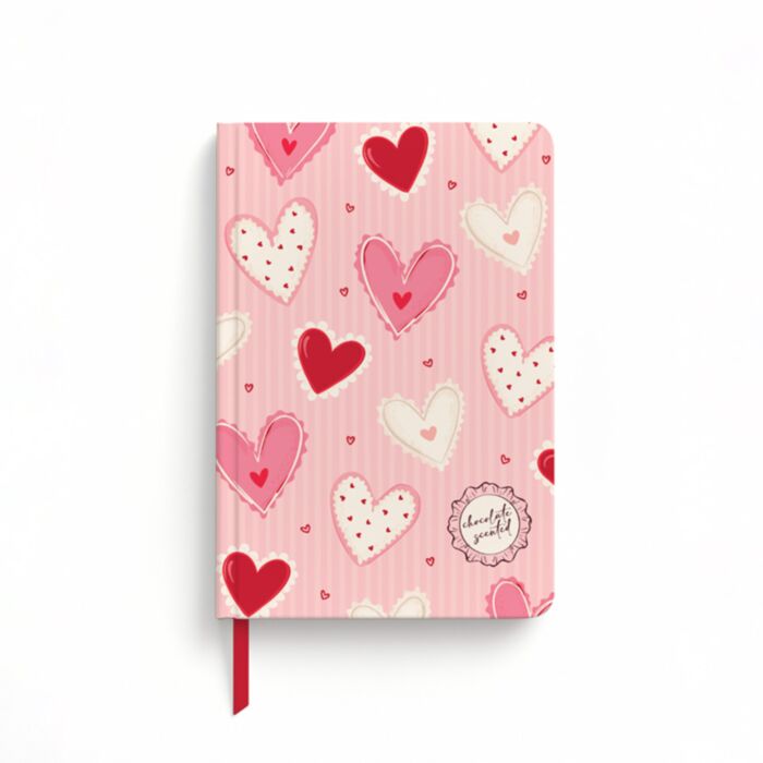 Quaderno profumato A5 in carta riciclata - Amore Heart