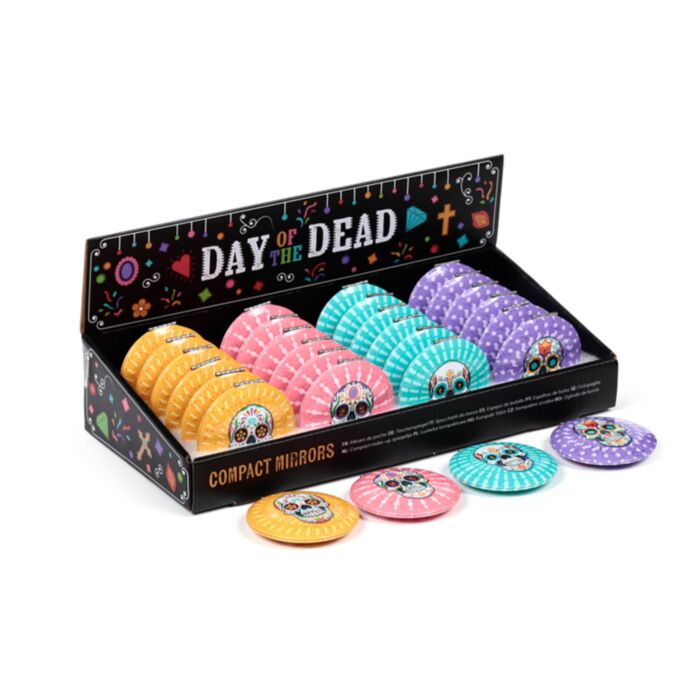 Specchietto da Borsa - Teschio Messicano - Day of the Dead