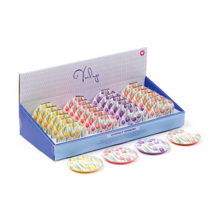 Specchietto da Borsa - Tulipani