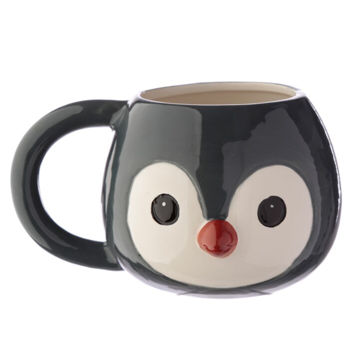 Tazza in Ceramica a Forma di Pinguino - Animali Dolci ADORAMALS