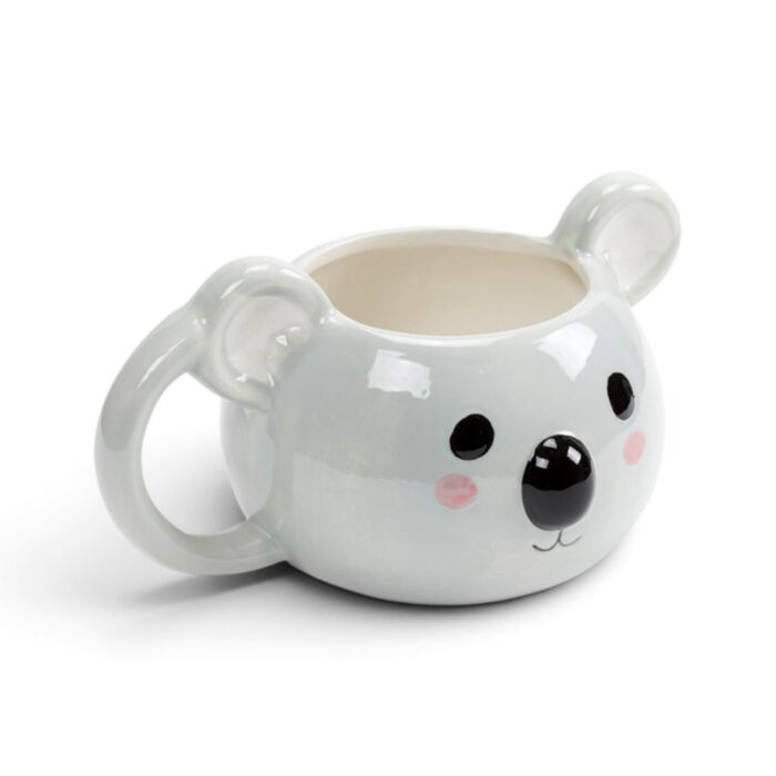 Tazza in Ceramica a Forma di Testa di Koala - Animali Dolci Selvatici ADORAMALS