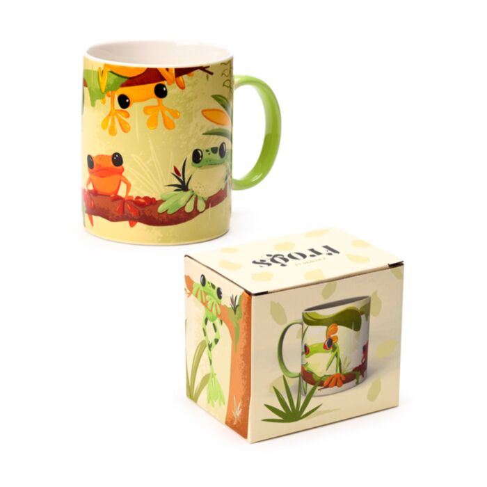 Tazza in Porcellana - Rane Tropicali TROPICAL FROGS