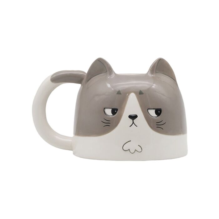 Tazza in Ceramica a Forma di Gatsby il Gatto - Gatti Beans & Co