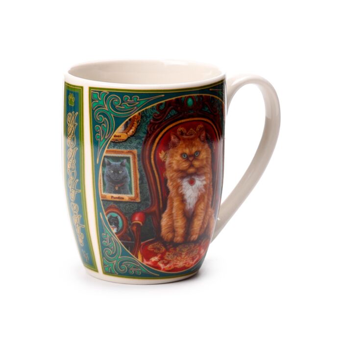Tazza in Porcellana - Gatto Rosso - Mad About Cats - Lisa Parker