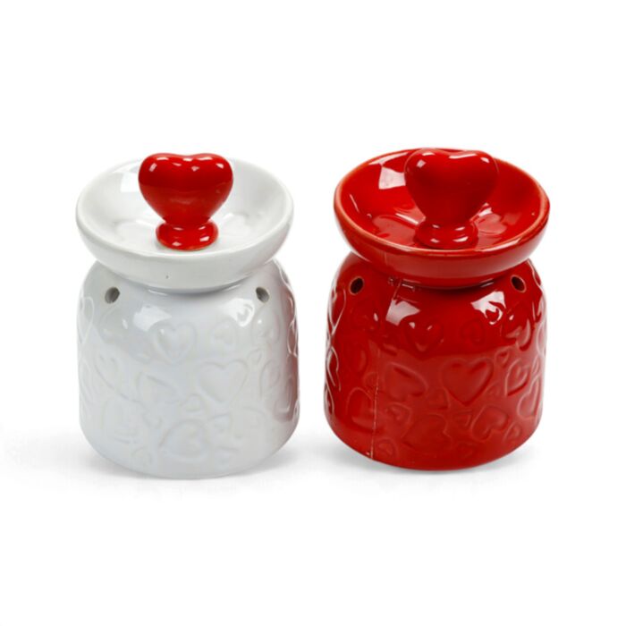 Bruciaessenze in ceramica - Amore Heart