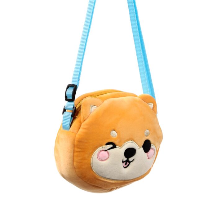 Borsa a Tracolla in Peluche - Shuggs, lo Shiba Inu - Animali Dolci