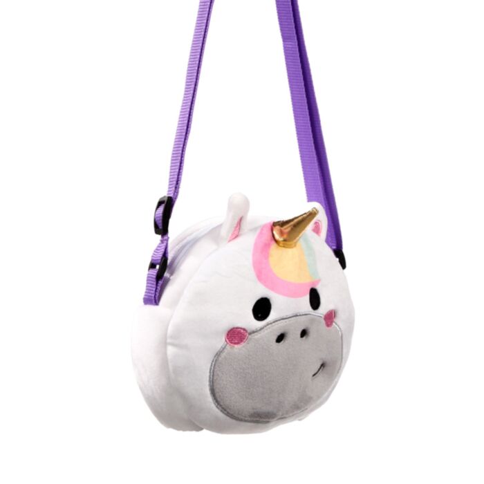 Borsa a Tracolla in Peluche - Astra, l'Unicorno - Animali Dolci ADORAMALS