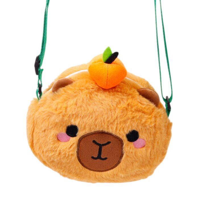 Borsa a Tracolla in Peluche - Duke, Il Capibara - Animali Dolci ADORAMALS