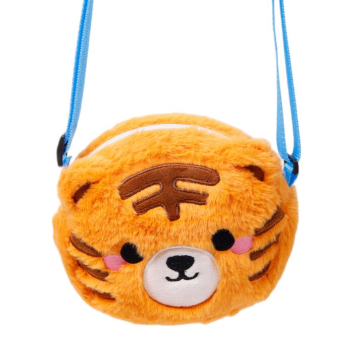 Borsa a Tracolla in Peluche - Alfie la Tigre - Animali Dolci Selvatici ADORAMALS