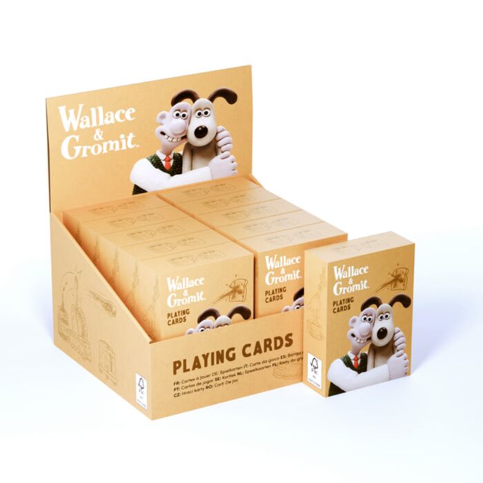 Mazzo di carte da gioco standard - Wallace & Gromit Feathers McGraw