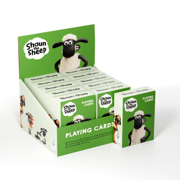 Mazzo di carte da gioco standard - Shaun the Sheep