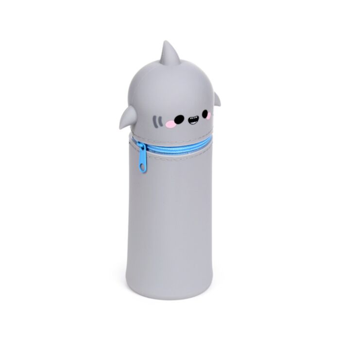 Astuccio Portapenne in Silicone - Squalo Archie - Oceano - Animali Dolci ADORAMALS