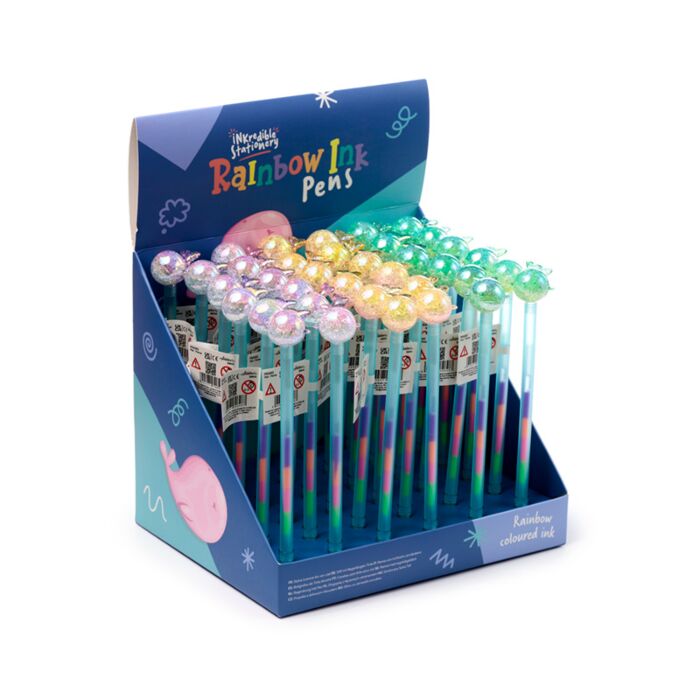 Penna con Inchiostro Arcobaleno - Balena