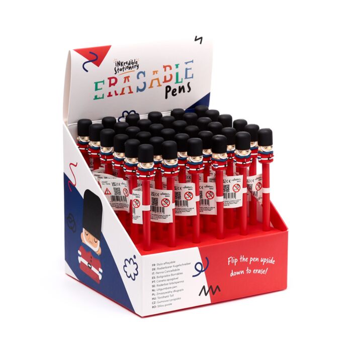 Penna Cancellabile Inkredible con Copripenna - Guardia Reale - Londra