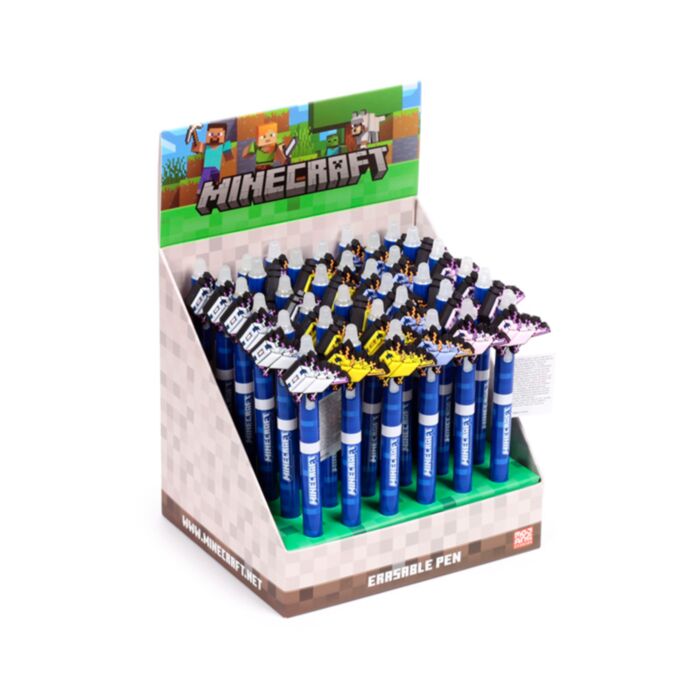 Penna Cancellabile Inkredible con Copripenna - Minecraft 