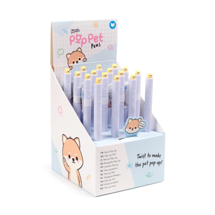 Penna con Top Pop Up - Shiba Inu - Animali Dolci ADORAMALS