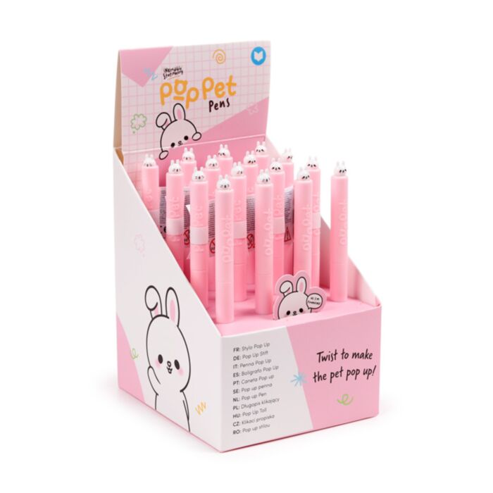 Penna con Top Pop Up - Coniglio - Animali Dolci ADORAMALS