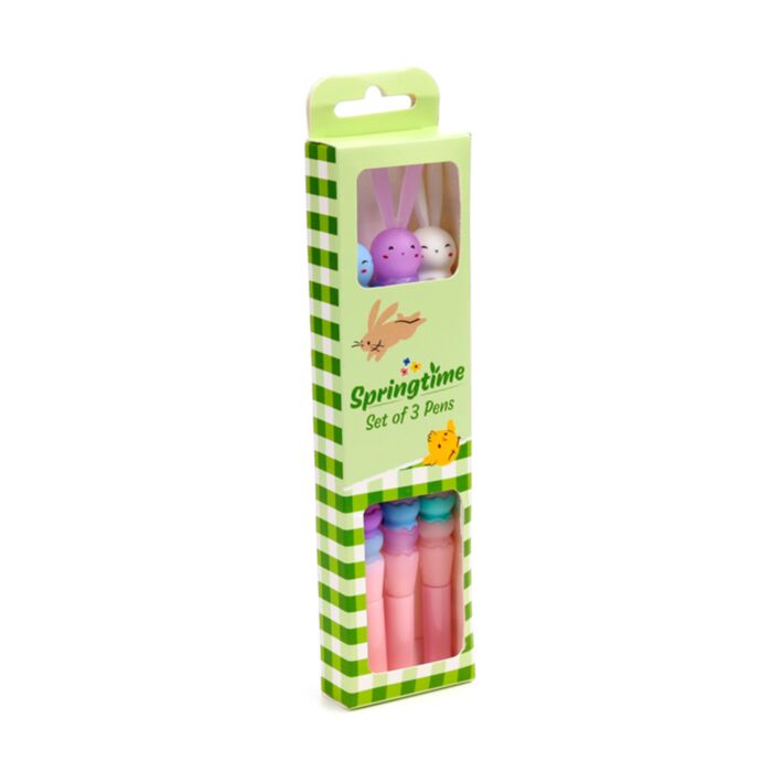 Set di 3 Penne - Coniglio - Primavera SPRINGTIME