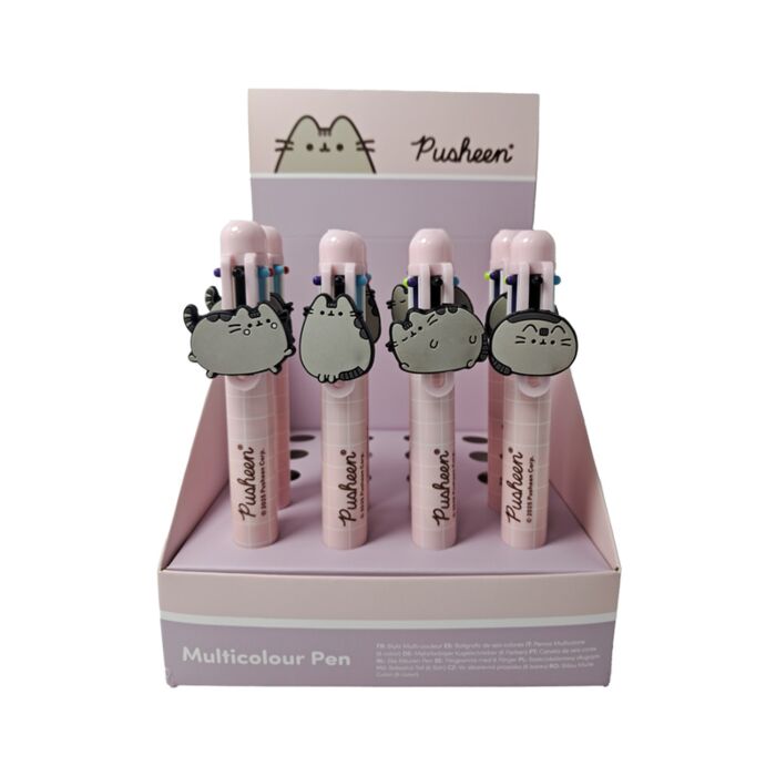 Penna Multicolore (6 Colori) - Pusheen il Gatto