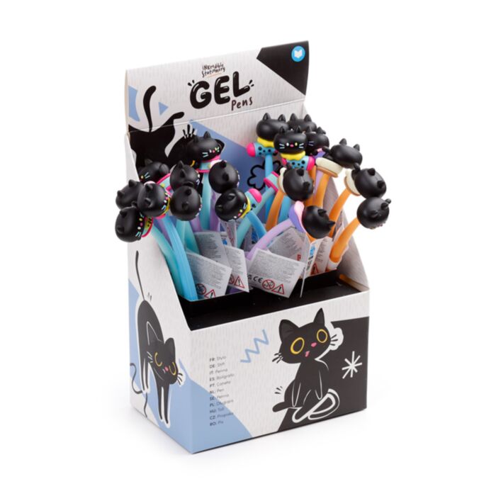 Penna con Topper - Lucky il Gatto Nero