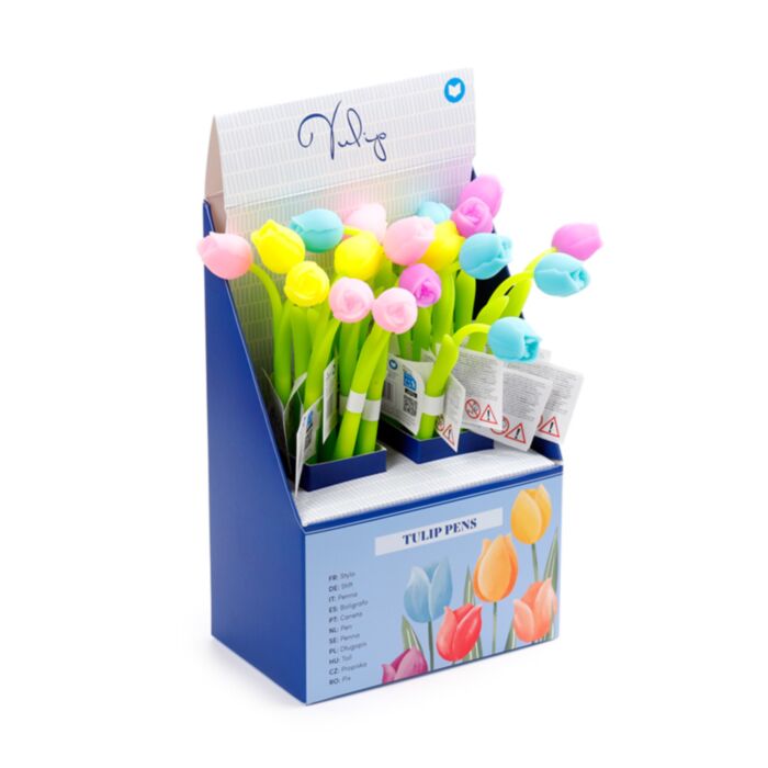 Penna con Topper - Tulipani