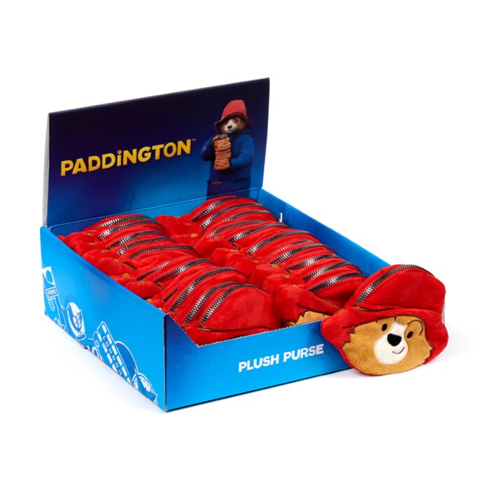 Mini Portamonete con Rivestimento in Peluche - Orso Paddington