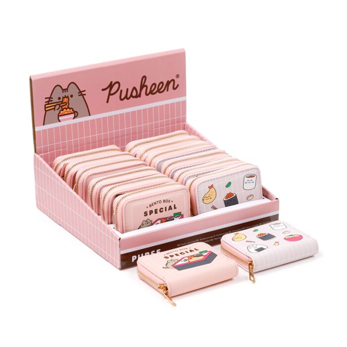 Portafoglio Piccolo con Zip - Sushi - Bento Club - Pusheen il Gatto