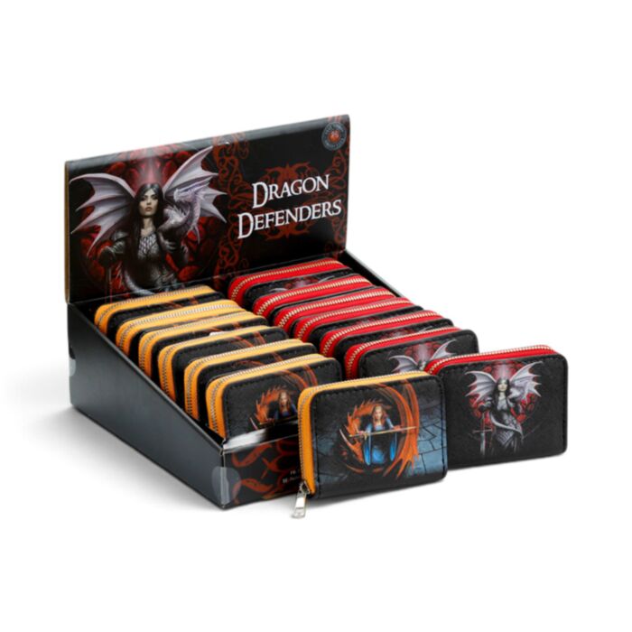 Portafoglio Piccolo con Zip - Anne Stokes Dragon Defenders