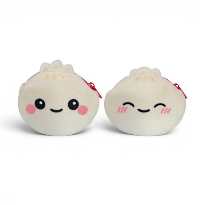 Mini Portamonete con Rivestimento in Peluche - Foodiemals-  Bao House - Raviolo