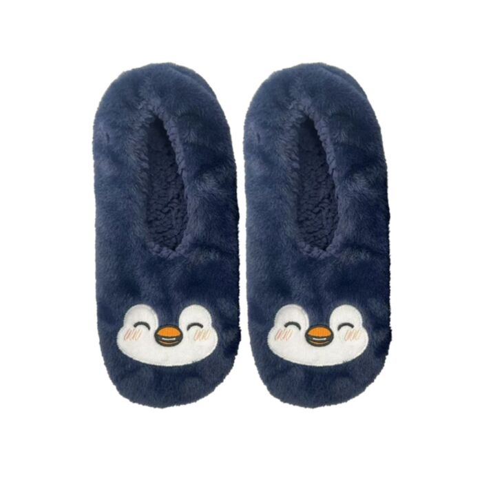 Pantofole in Peluche Antiscivolo - Pinguino - ADORAMALS - Taglia EU36-38 / UK3-5