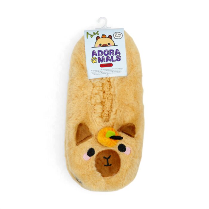 Pantofole in Peluche Antiscivolo - Capibara - Taglia EU39-41 / UK6-10