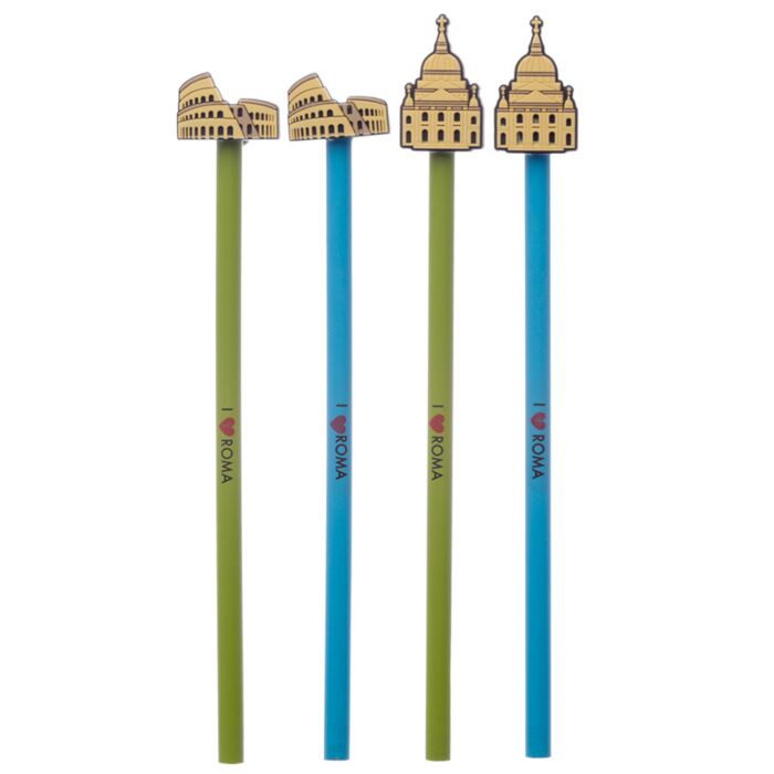 Matita con Coprimatita - I Love Roma