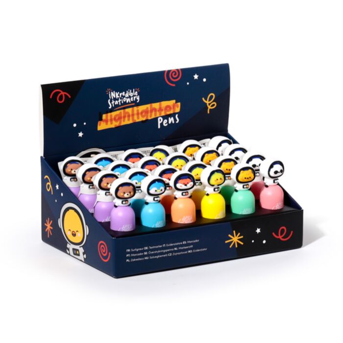 Evidenziatore con Topper - Animali dello Spazio SPACE CADETS