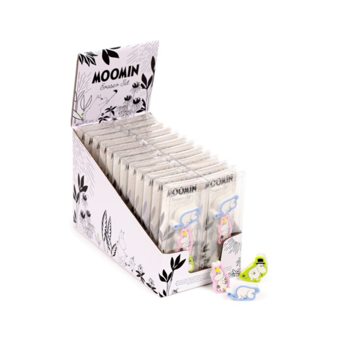 Set di 3 Gomme da Cancellare - Moomin - Design Tammi